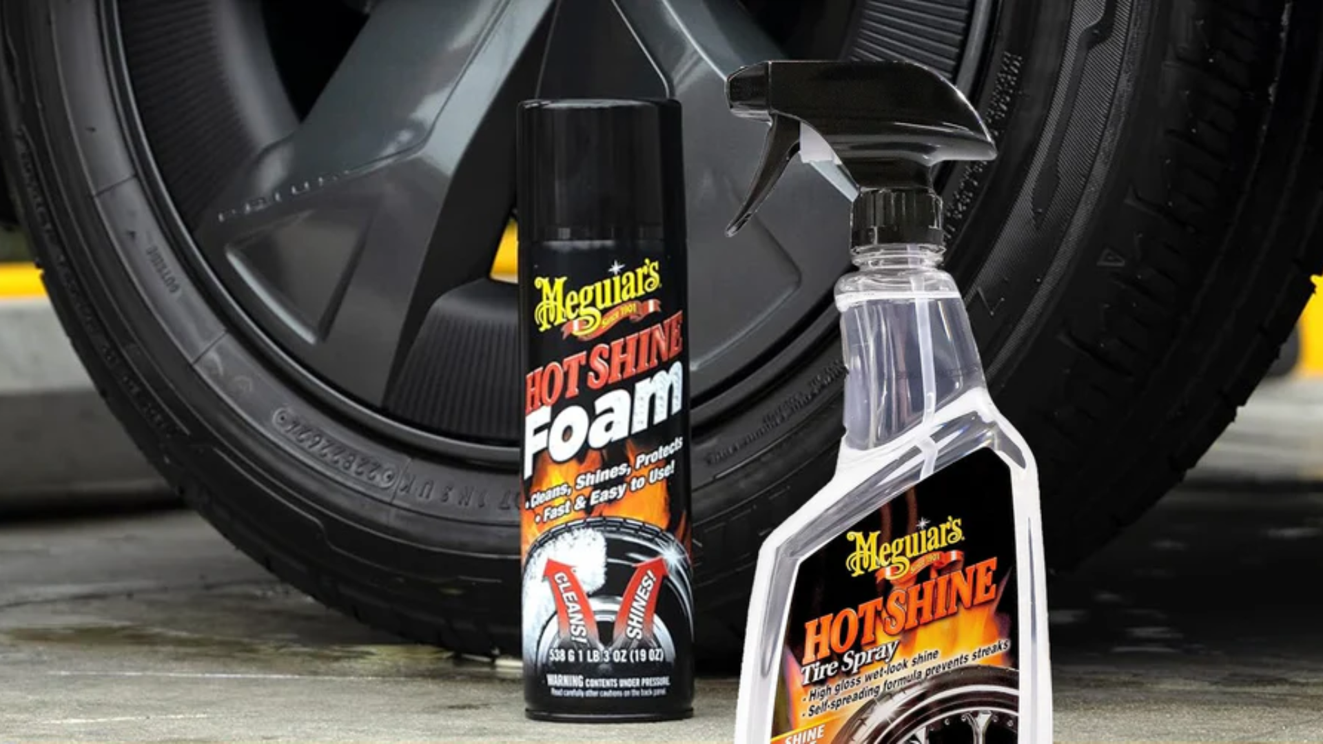 Tire Foam and Shine