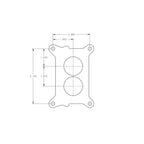 Street Avenger Carburetor 350 CFM 2300 Shiny Gasoline Holley