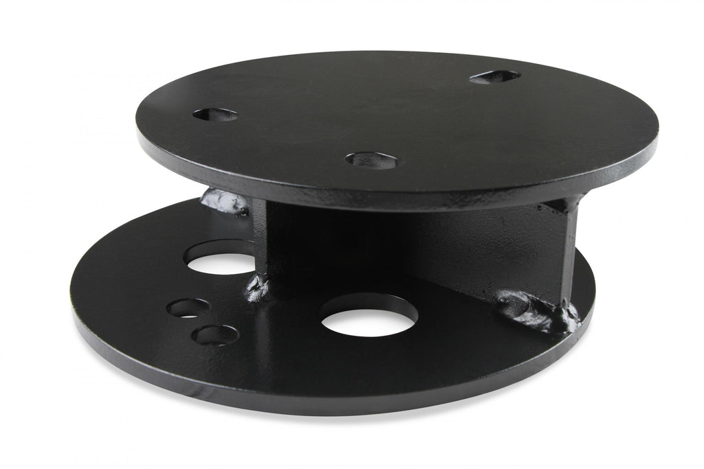 1987-2018 Jeep Wrangler YJ TJ JK Spare Tire Carrier Spacer Black Powdercoat Steel Anvil Off-Road