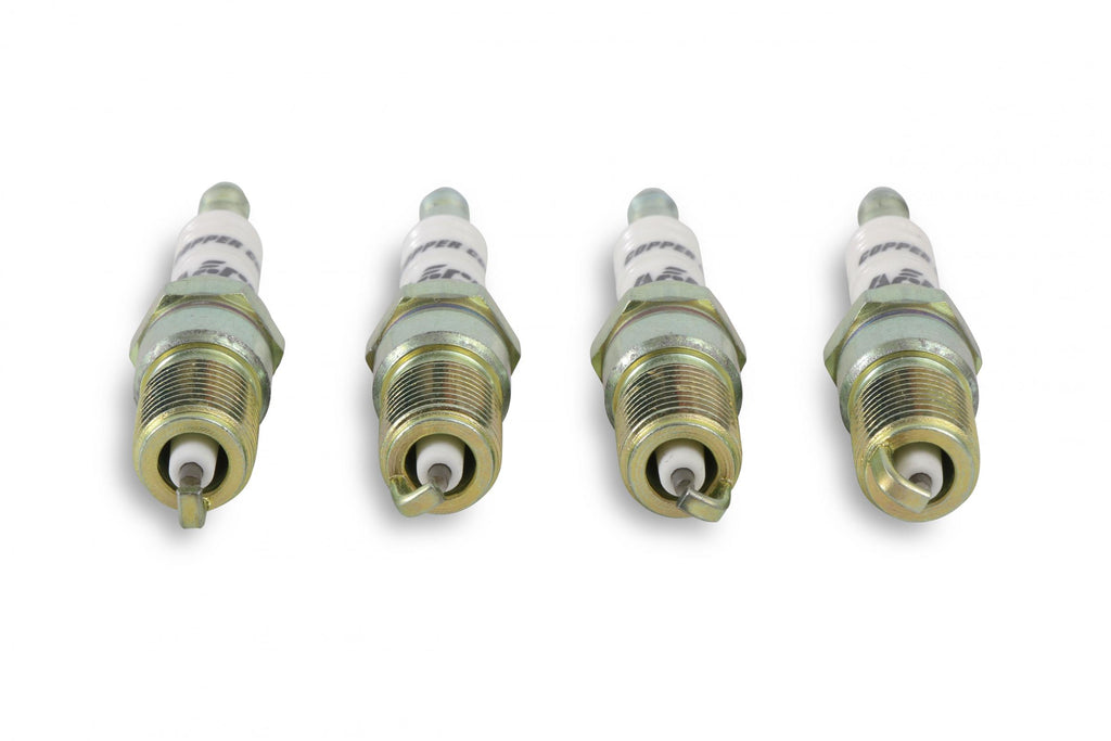 Hp Copper Spark Plug 14MM Thread .708 In Reach Tapered Seat 4 Pack ACCEL