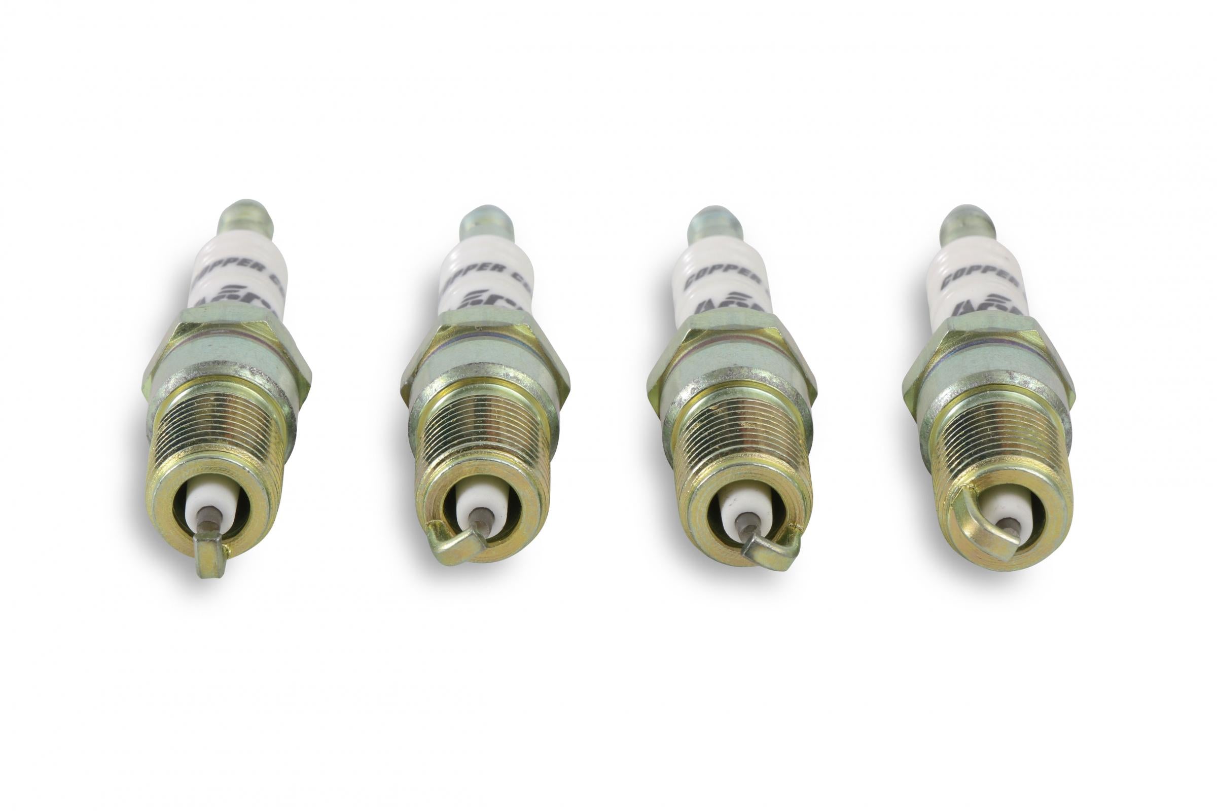 Hp Copper Spark Plug 14MM Thread .708 In Reach Tapered Seat 4 Pack ACCEL