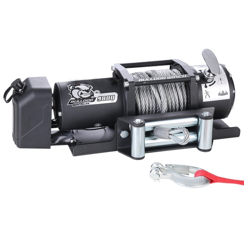 9800 Lb Trailer Winch Wired Rope Bulldog Winch