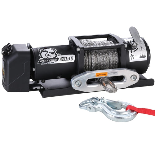 9800 Lb Trailer Winch Synthetic Rope Bulldog Winch