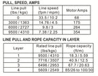 9.5k Standard Series Winch With Wire Rope Bulldog Winch