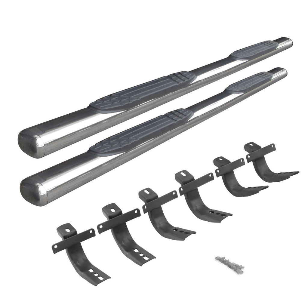 4 Inch 1000 Series SideSteps & Bracket Kit Stainless Steel 2021-2025 Ford Bronco Go Rhino