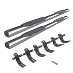 4 Inch 1000 Series SideSteps & Bracket Kit Stainless Steel 2021-2025 Ford Bronco Go Rhino