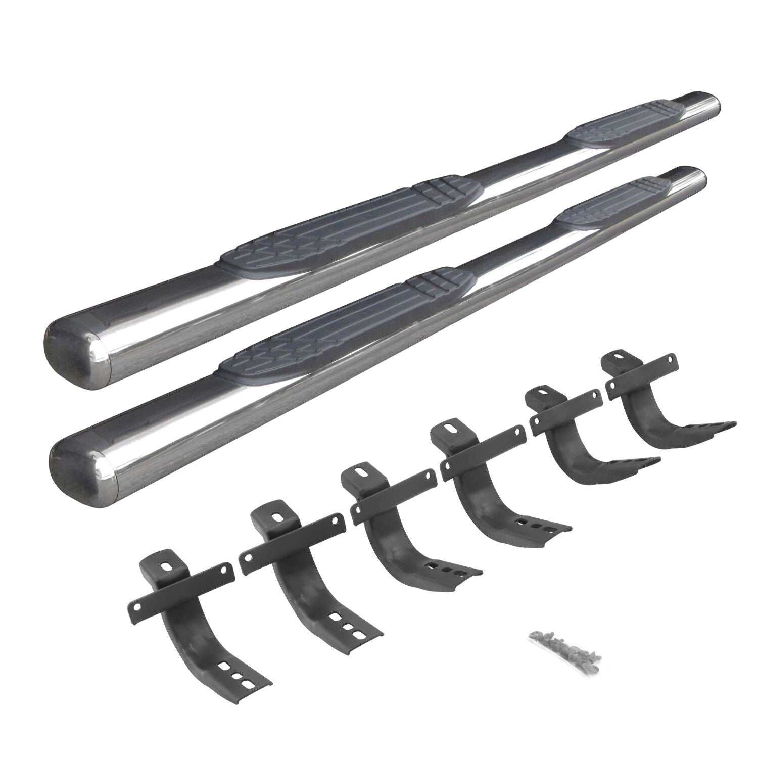 4 Inch 1000 Series SideSteps & Bracket Kit Stainless Steel 2021-2025 Ford Bronco Go Rhino