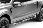 4 Inch 1000 Series SideSteps & Bracket Kit Stainless Steel 2015-2026 Ford F-150/ F-250/F-350 Go Rhino