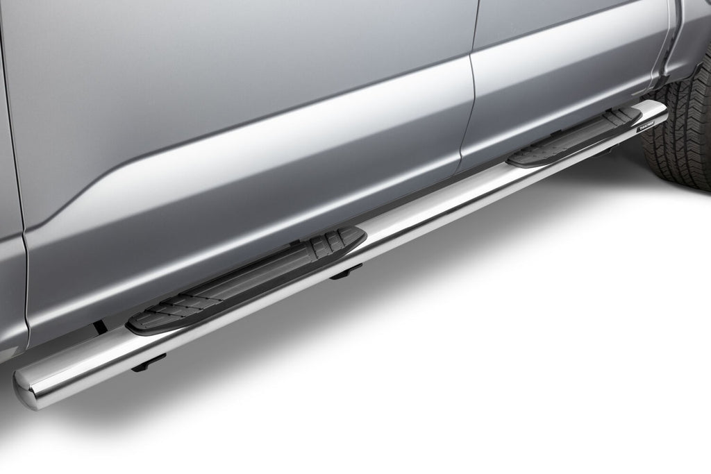4 Inch 1000 Series SideSteps & Bracket Kit Stainless Steel 2015-2026 Ford F-150/ F-250/F-350 Go Rhino