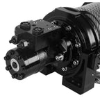 15000 Lbs Hydraulic Winch w/ 98 Feet Wire Rope Bulldog Winch