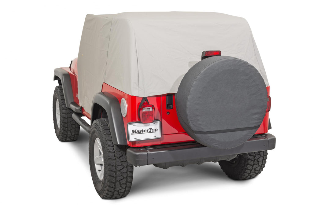 Jeep TJ Full Door Cab Cover For 92-06 Jeep Wrangler TJ Gray Denim MasterTop