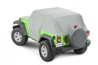 Jeep JK Full Door Cab Cover For 07-18 Jeep JK Wrangler 2 Door Gray Denim MasterTop