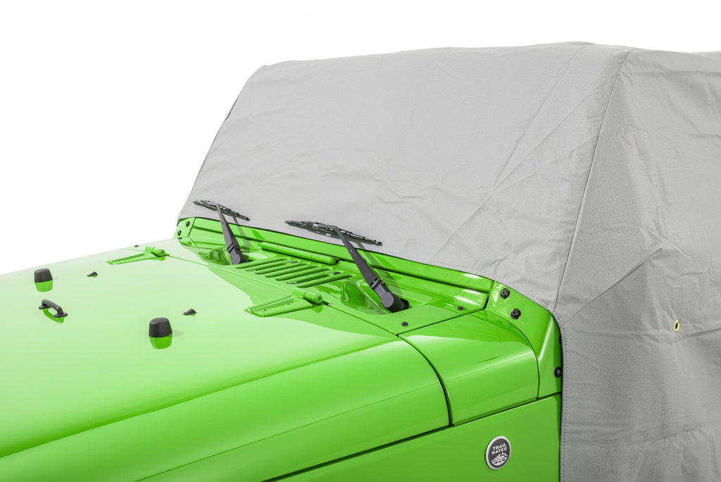 Jeep JK Full Door Cab Cover For 07-18 Jeep JK Wrangler 2 Door Gray Denim MasterTop