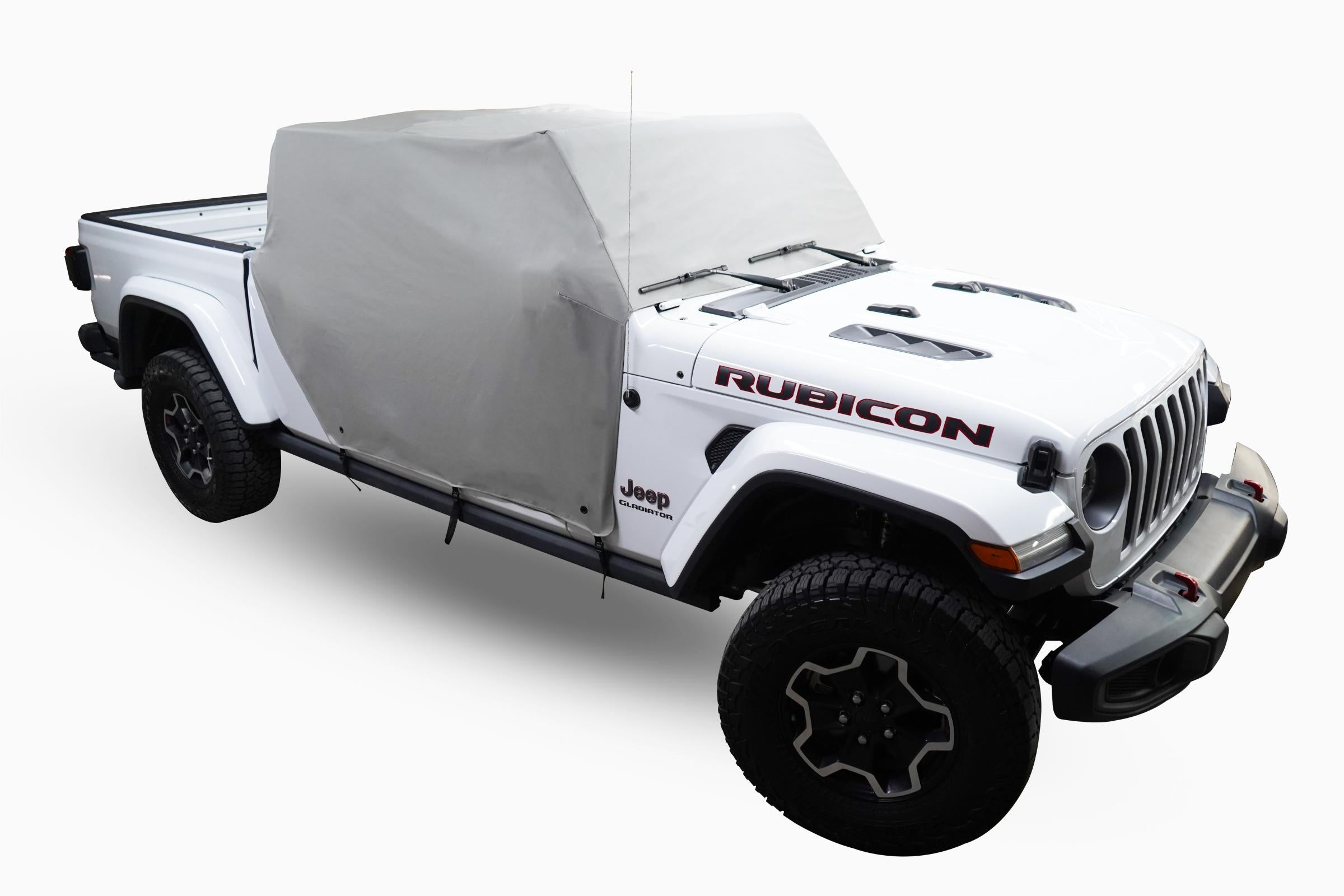 Jeep JL Cab Cover Gray Denim For 18-2024 Wrangler JL 2 Dr All Hardware Removed Mastertop