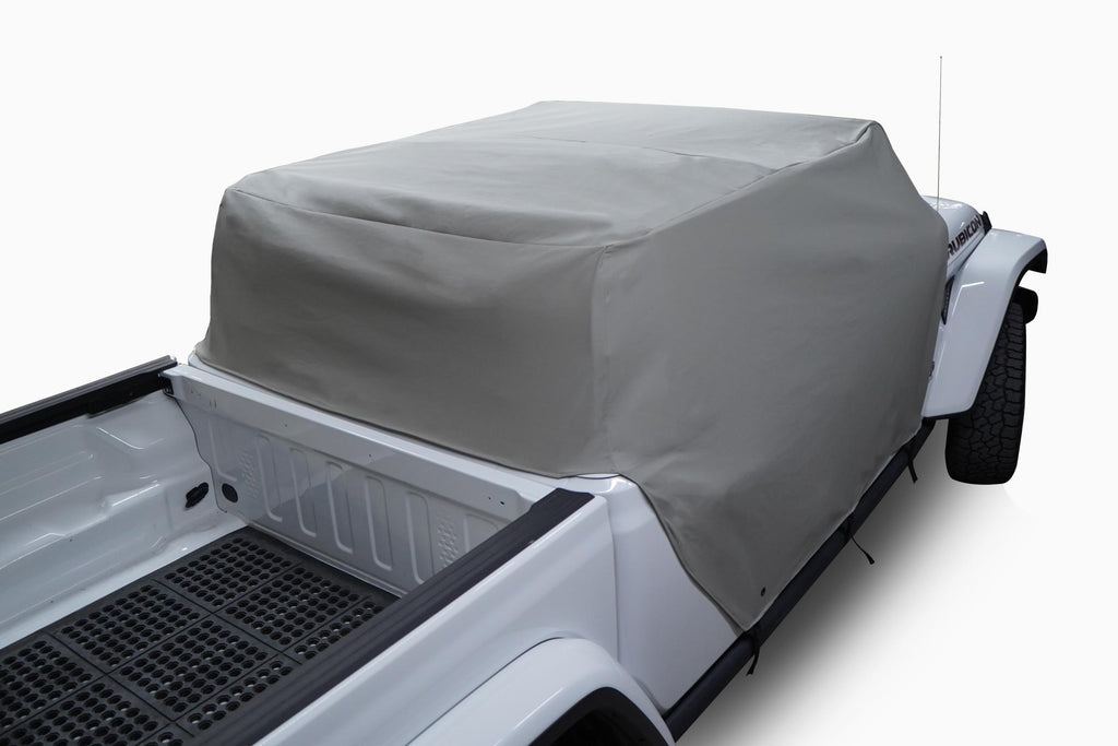 Jeep JL Cab Cover Gray Denim For 18-2024 Wrangler JL 2 Dr All Hardware Removed Mastertop