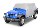 5 Layer Full Door Cab Cover 07-18 Jeep JK Wrangler 4Dr Gray MasterTop
