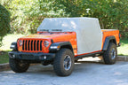 5 Layer Full Door Cab Cover 2020-2024 Jeep JT Gladiator 4Dr Gray (All Top/Top hardware Removed) MasterTop