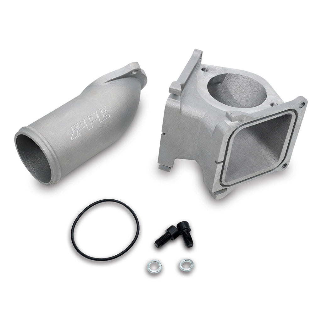 2006-2010 GM 6.6L Duramax Race High-Flow 3 inch Intake Bridge Manifold 2pc Race 06-10 Black PPE Diesel