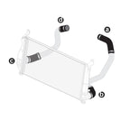 LB7 02-04 Silicone Hose And Clamp Kit Black PPE Diesel