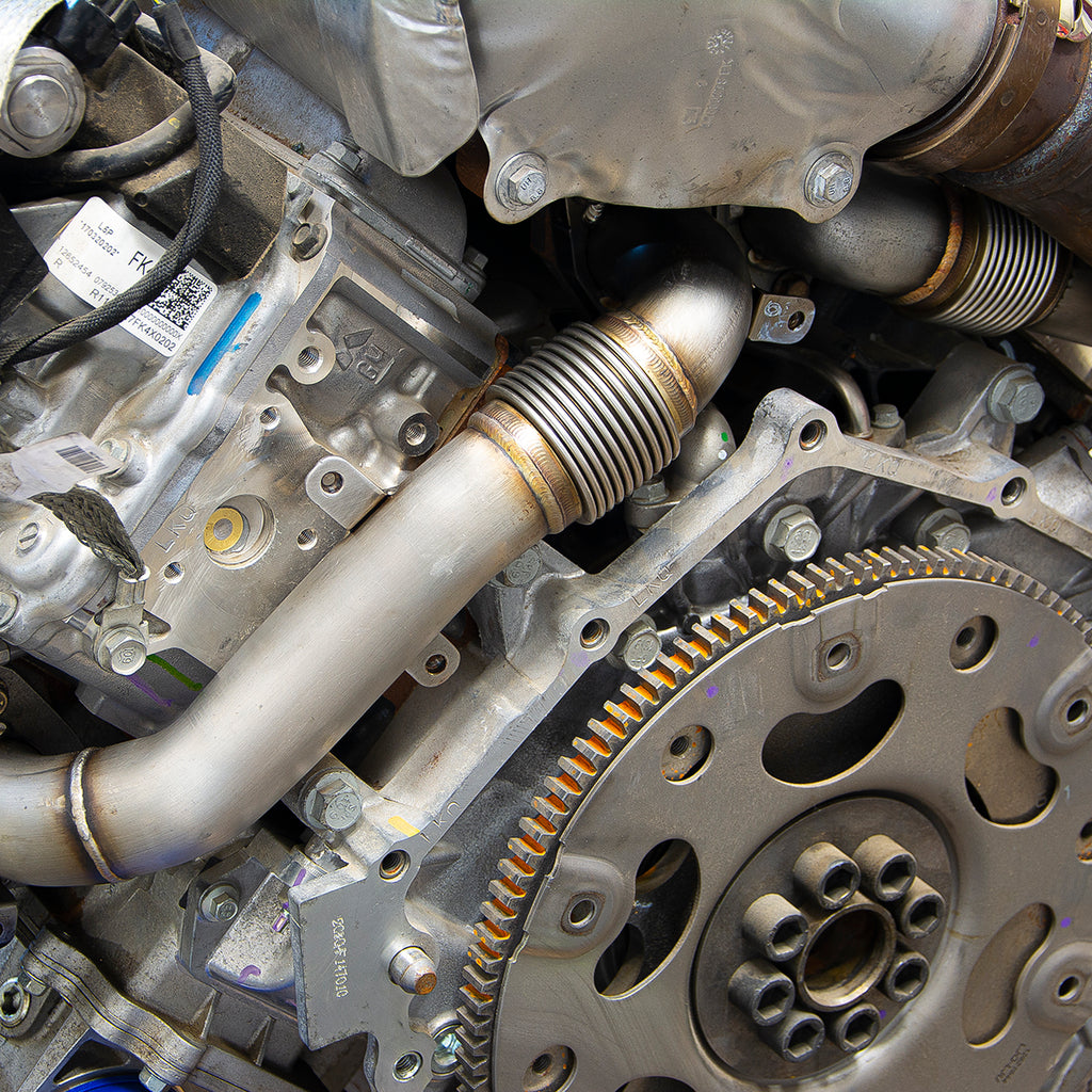 GM 6.6L Duramax OEM Length Replacement High Flow Up-Pipes GM Fed 01-04 and Ca 2001