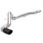 Exhaust Kit 4 Inch Cat Back Single Tip 3.0L Duramax - Pol/Blk