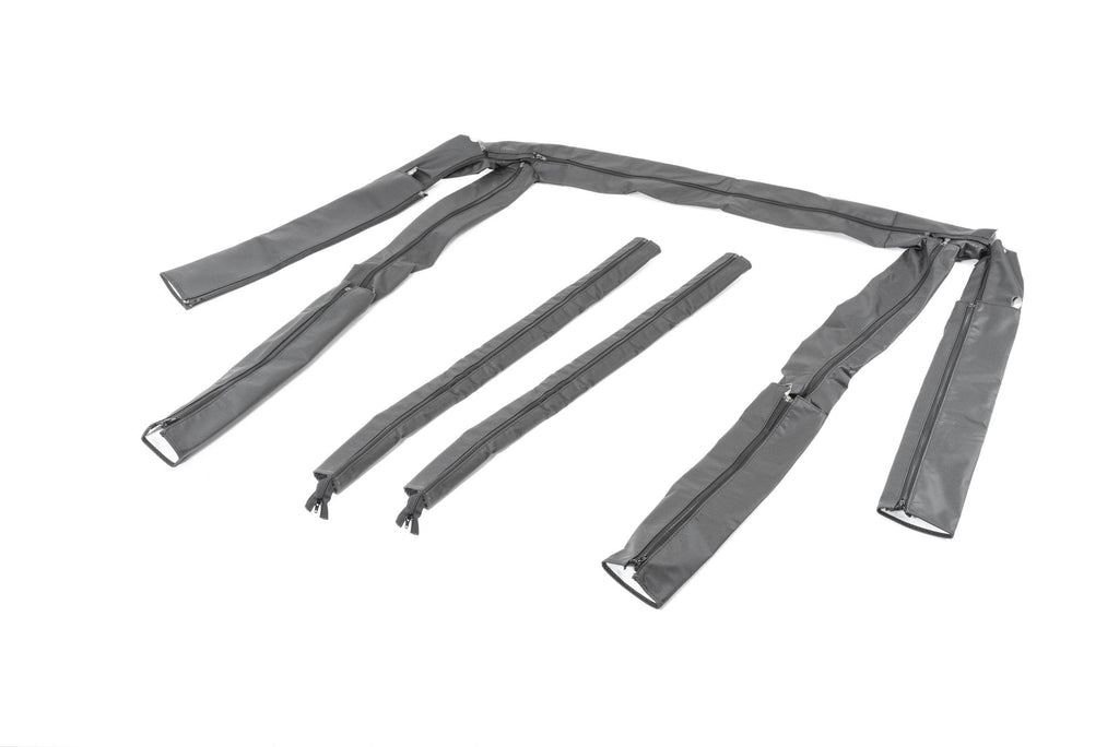 Jeep YJ Sport Bar Covers For 92-95 Jeep Wrangler YJ Black Denim MasterTop