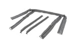 Jeep YJ Sport Bar Covers For 92-95 Jeep Wrangler YJ Black Denim MasterTop