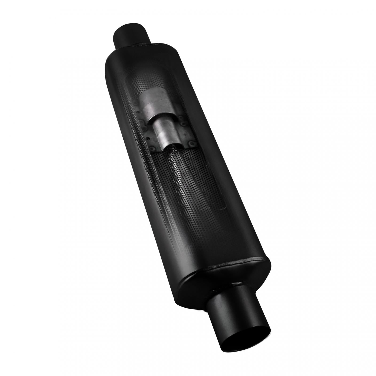 Super Hp-2 Muffler 409SS Super Hp-2 Muffler 409SS 2.25 Center In./2.25 Center Out Aggressive Sound Flowmaster