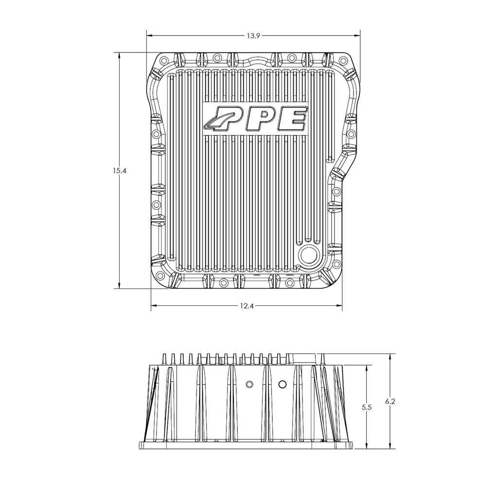 PPE Deep Transmission Pan GM Allison 1000 And 2000 Series Raw PPE Diesel