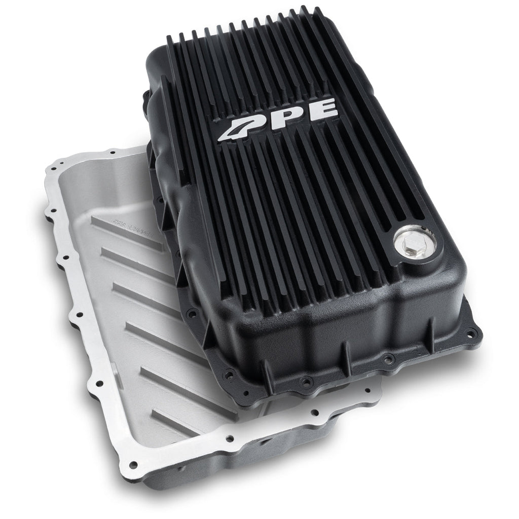 Deep 10L80 Transmission Pan GM 3.0L Duramax 2020-2023 Black