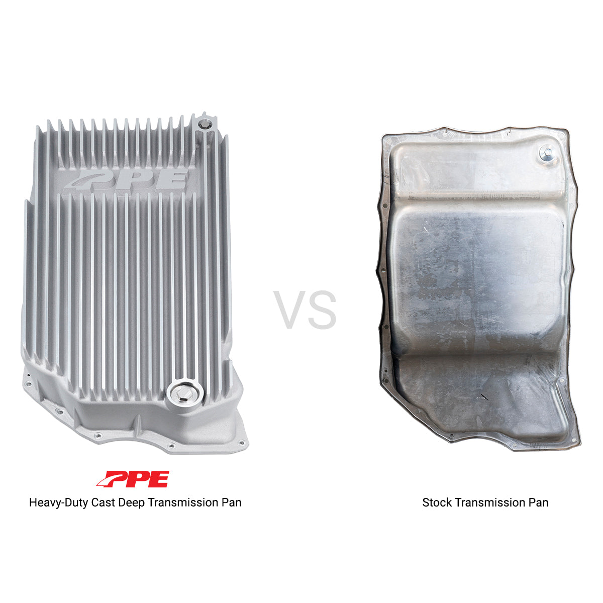 2020-2023 GM 6.6L Duramax w/ 10L1000 Transmission - Heavy-Duty Cast Deep Transmission Pan Raw