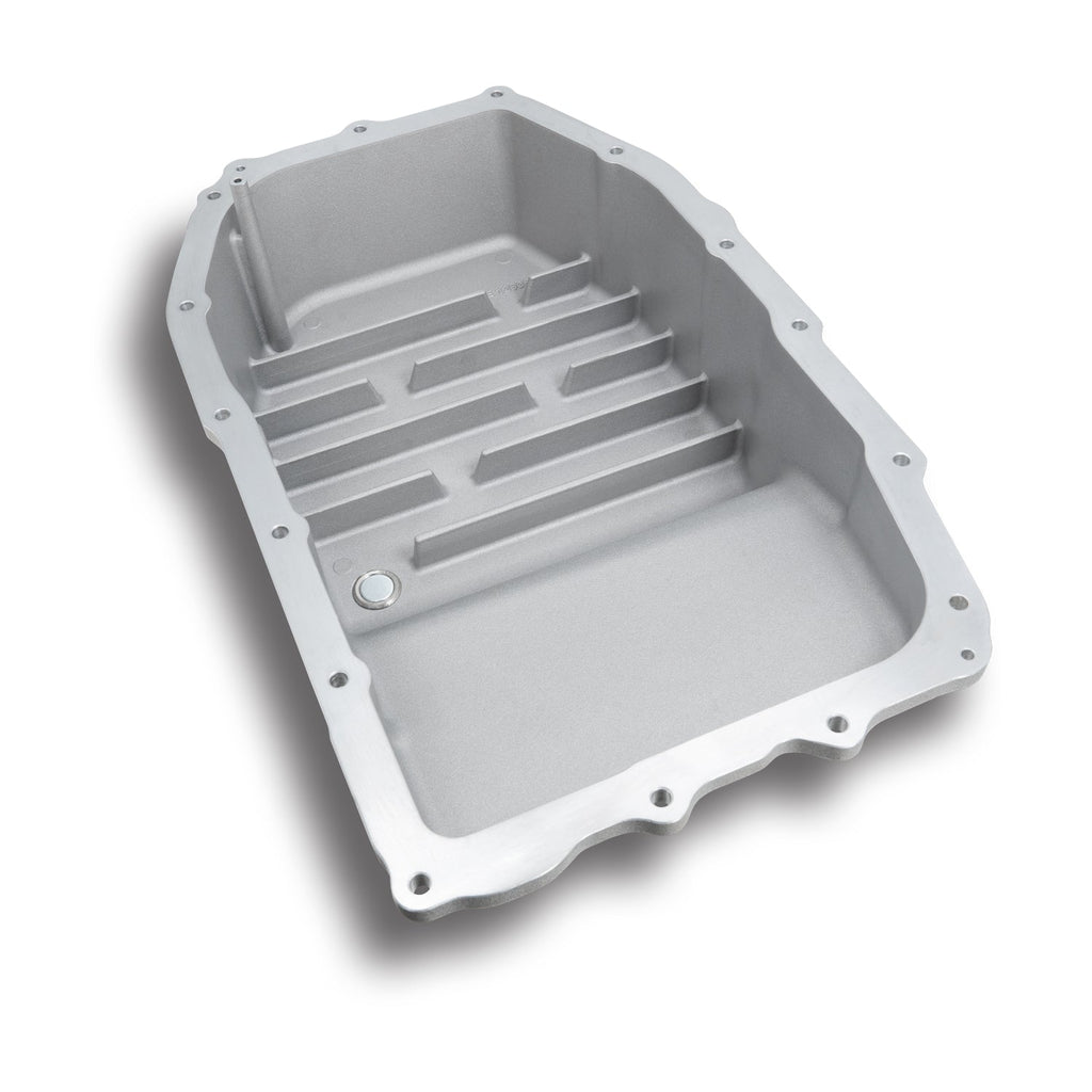 2015-2020 GM w/ 8L90 Transmission Heavy-Duty Cast Aluminum Deep Transmission Pan Brushed