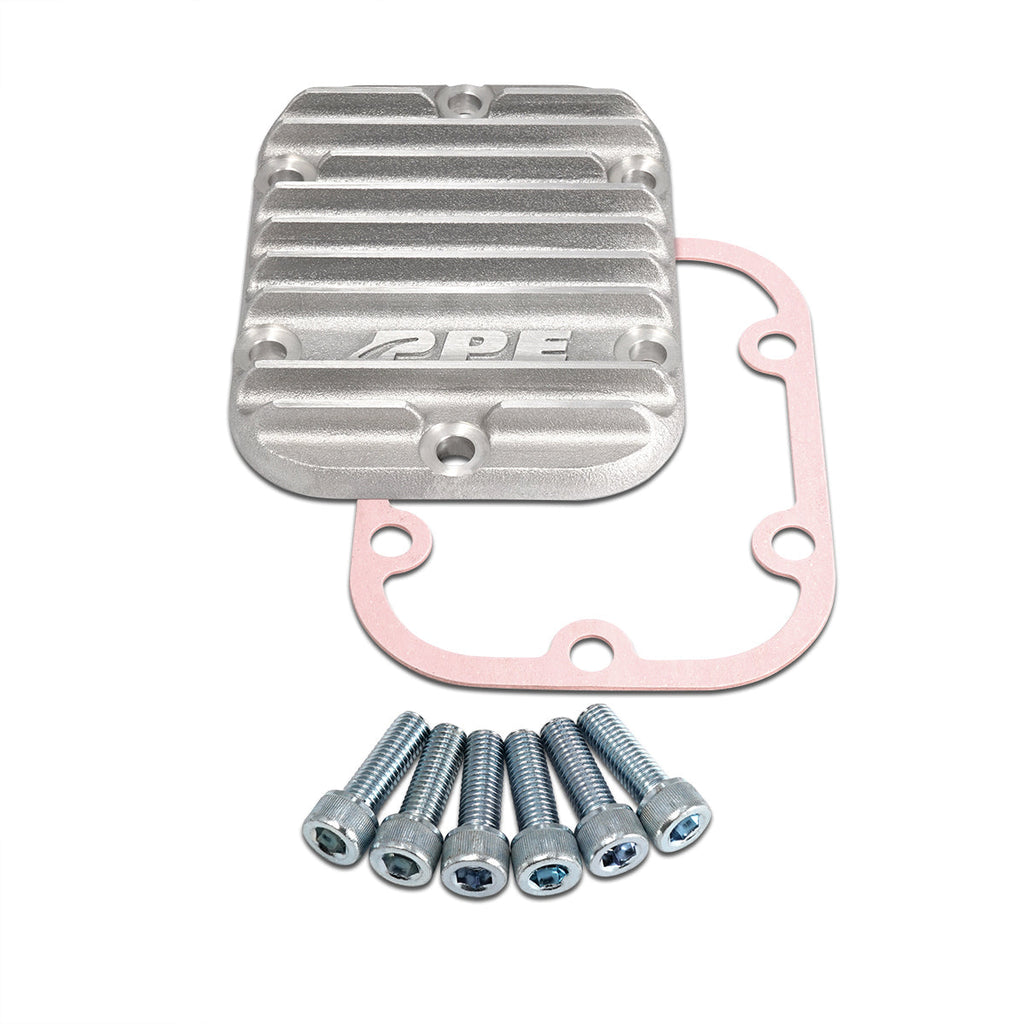 PTO Side Cover 1 Cvr 1 Gasket 6 Bolts black and Brushed