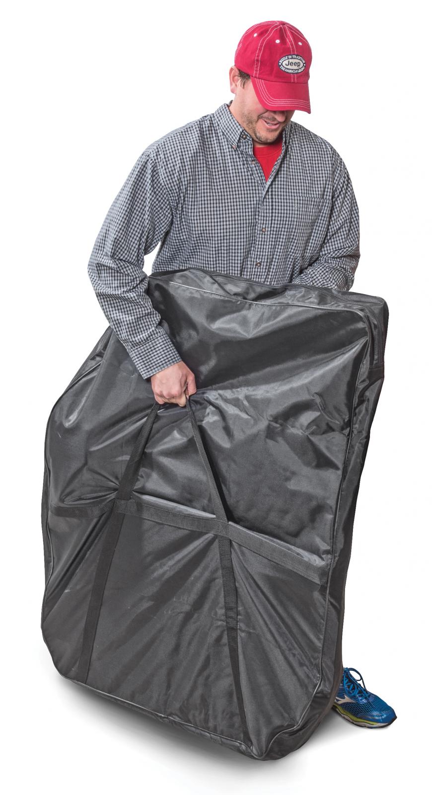 Jeep Hard Door Storage Bags For 76-2024 Jeep CJ JK JL Wrangler Black Pair MasterTop