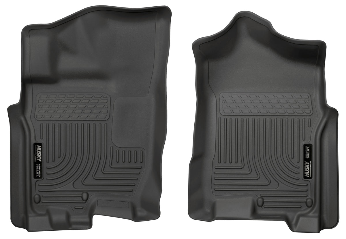 Weatherbeater Front Floor Liners For 2016-2024 TITAN XD Husky Liners