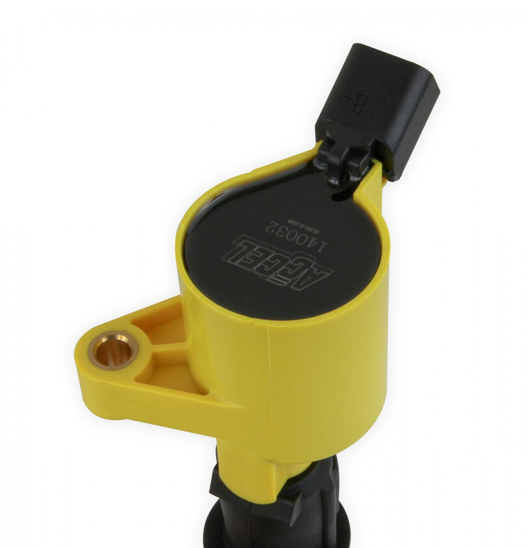 8 Pack Of Ignition Coil-On-Plug Style Ignition Coils Are Direct Plug Replacements For OEM Coils Yellow ACCEL