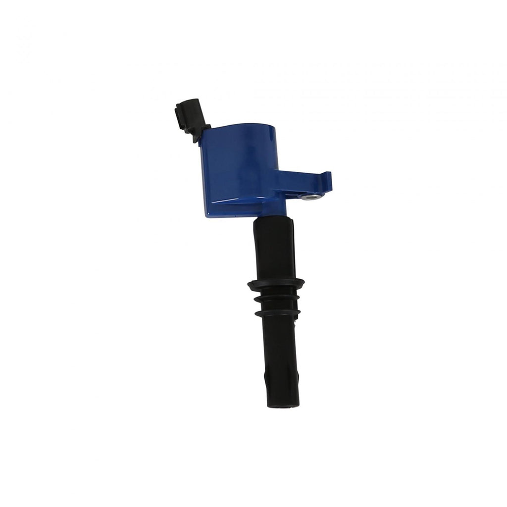 Direct Ignition Coil Kit Supercoil 2004-2008 Ford 4.6L/5.4L/6.8L 3-Valve- Blue 8-Pack Supercoil With Shorter Black Boot For 2004-2008 Ford Modular 3V 4.6L/ 5.4L / 6.8L V10 Engines ACCEL