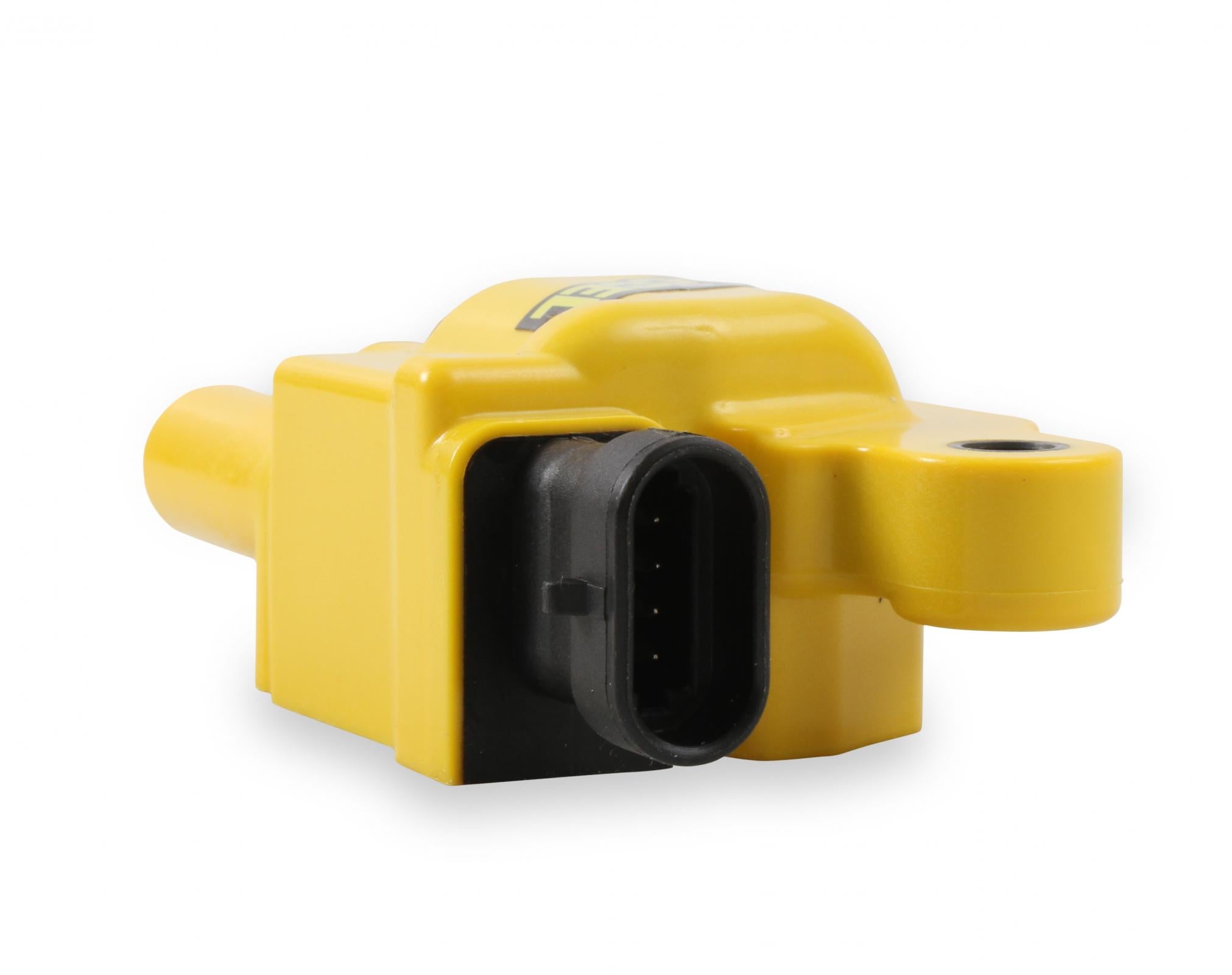 Ignition Coil Supercoil GM Ls2/Ls3/Ls7 Engines, Yellow, Individual Supercoil For GM Ls2, Ls3, And Ls7 ACCEL
