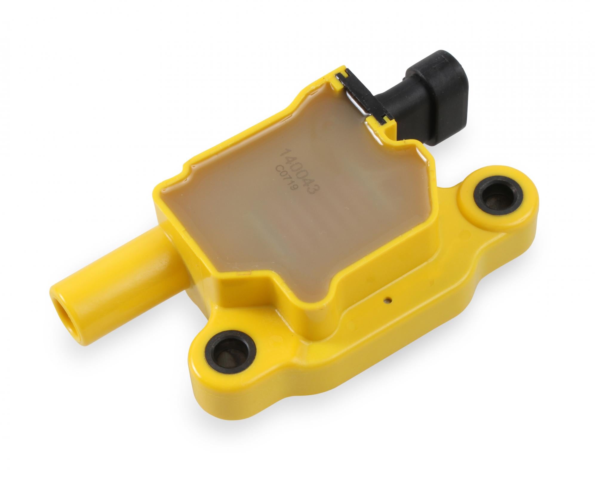 Ignition Coil Supercoil GM Ls2/Ls3/Ls7 Engines, Yellow, Individual Supercoil For GM Ls2, Ls3, And Ls7 ACCEL