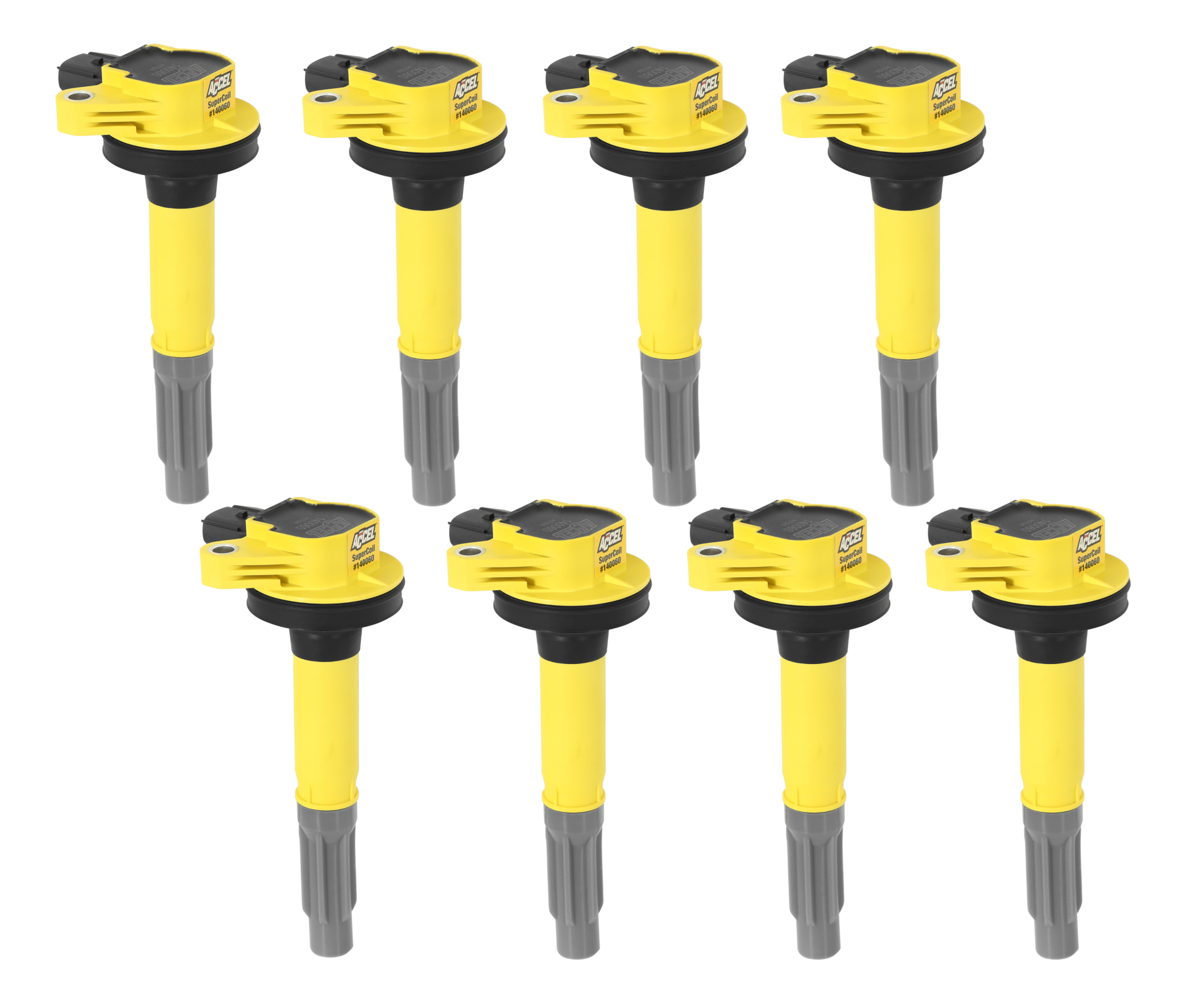 Direct Ignition Coil Supercoil Series 2011-2016 Ford 5.0L Coyote Yellow 8-Pack ACCEL
