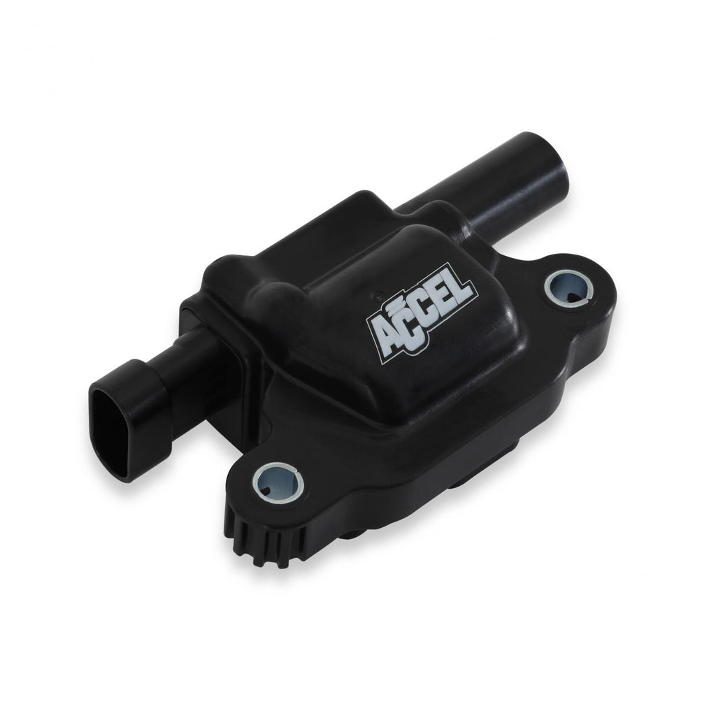 Gen V GM Coils, 2014 And Up, Black, Square 8 Pack Performance Coils For 2014 And Up GM Gen V Direct Injected Engines ACCEL