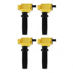 Direct Ignition Coil Kit- Supercoil-2012-2017 Ford Ecoboost 2.0L/2.3L- L4 4-Pack Yellow Brand Supercoil Direct OEM Replacement ACCEL