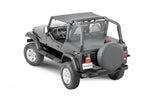 Jeep YJ Bimini Top For 87-95 Jeep Wrangler YJ Black Diamond MasterTop