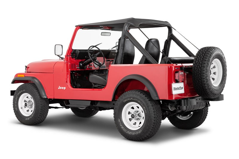Bimini Top Strap Style 78-86 CJ7 87-91 Wrangler Black Diamond MasterTop