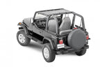 Jeep YJ Mesh Bimini Top ShadeMaker For 87-95 Wrangler YJ Black MasterTop