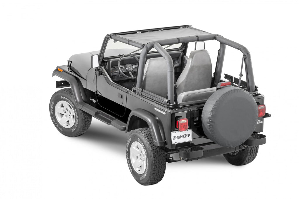 Jeep YJ Mesh Bimini Top ShadeMaker For 87-95 Wrangler YJ Red MasterTop