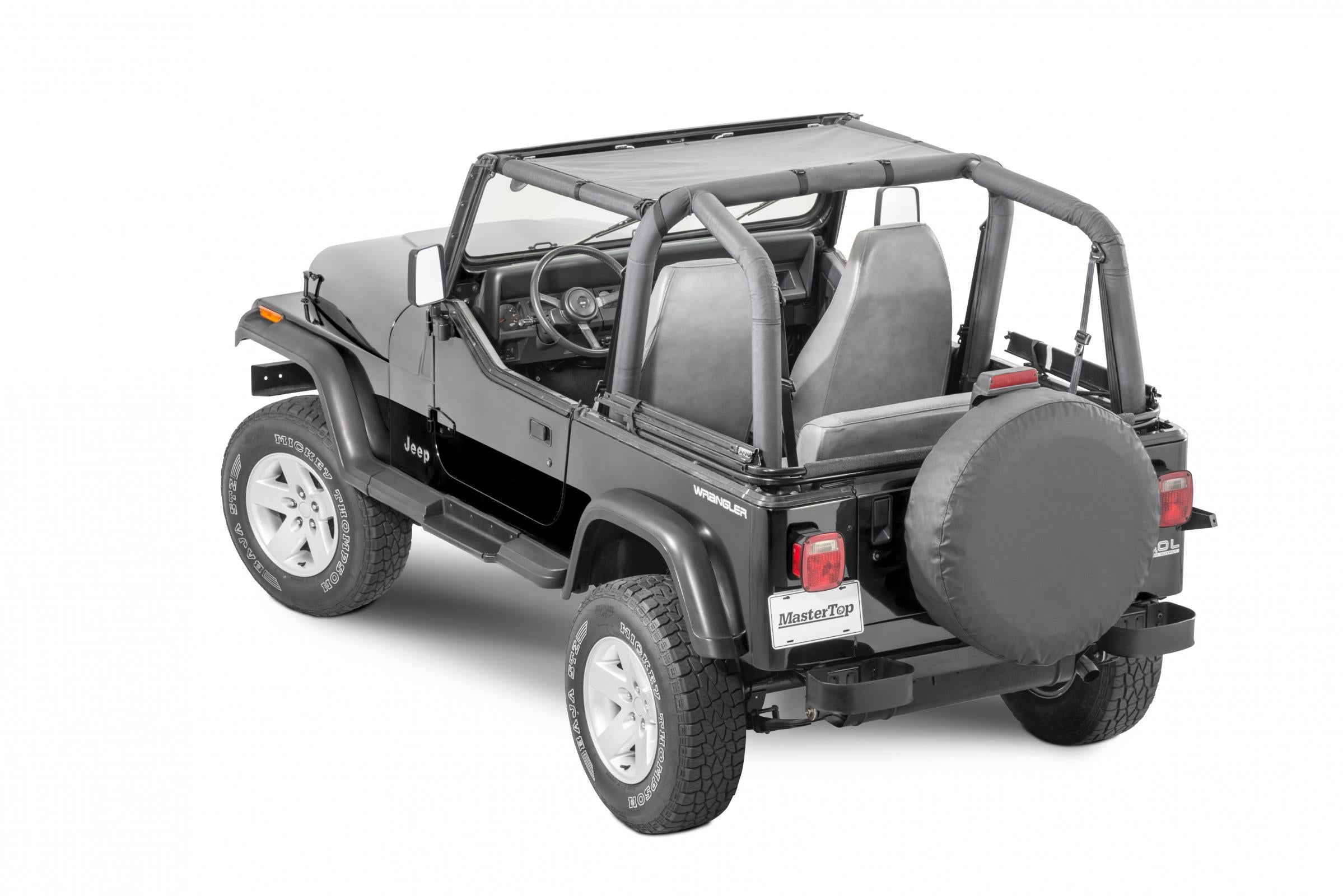 Jeep YJ Mesh Bimini Top ShadeMaker For 87-95 Wrangler YJ Red MasterTop