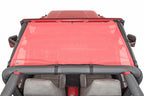 Jeep YJ Mesh Bimini Top ShadeMaker For 87-95 Wrangler YJ Red MasterTop