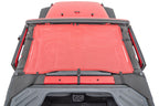 Jeep JK Mesh Bimini Top ShadeMaker For 07-18 Wrangler JK 2 Door Black MasterTop