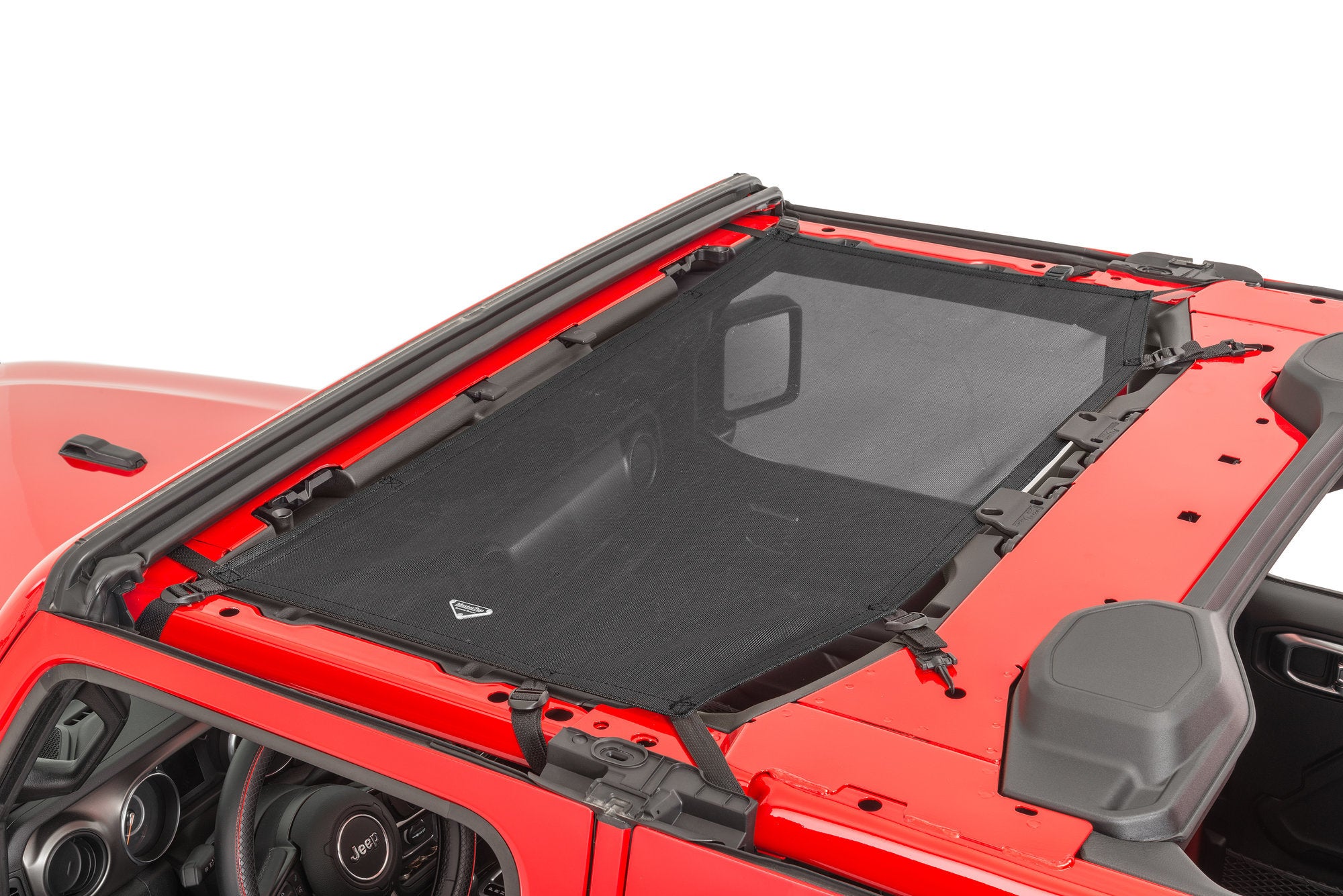 ShadeMaker Freedom Mesh Bimini Top Plus 18-2023 JL Jeep Wrangler 2 Dr Black